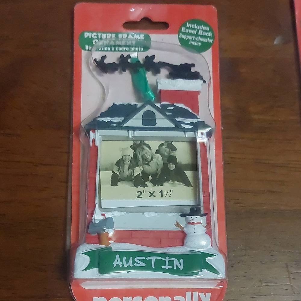 🎄Austin Holiday Picture Frame Ornament